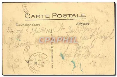 Dinard — Plaża Ecluse w dzień burzy — LL n°94 — Rewers