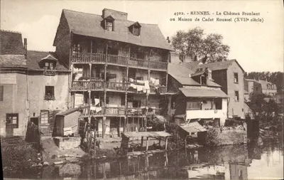 Rennes — Zamek Drżący lub Dom Cadet Roussel (XVII wiek)