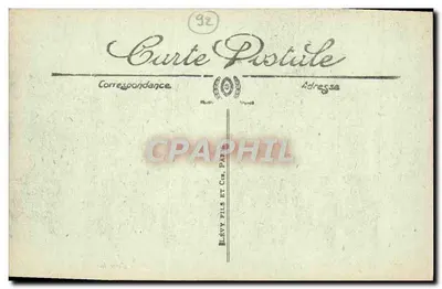 SAINT-LOUD. — Park — Widok na Trocadéro — The Park — View towards the Trocadéro — LL — 55 — Rewers