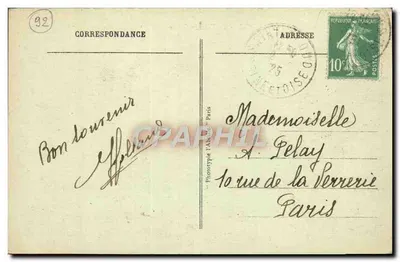 St-Cloud - La Grande Gerbe — Fototypia L'Abbé, n°86 — Rewers