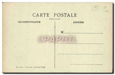 Rueil — Wnętrze katedry św. Piotra i Pawła — Wyd. Fot. 'L'Abéille', Asnières-Paris — Rewers