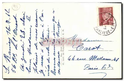 Le Raincy — A Igreja E.M. — TW 16698 — Verso
