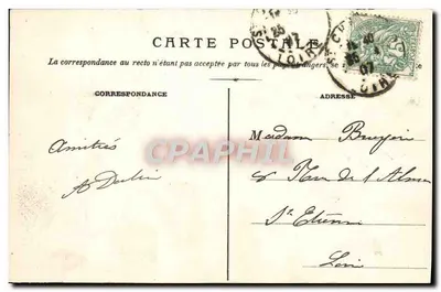 Saint-Chamond — Ogród — P. Martel, wyd. Lyonnais, nr 230 — Rewers