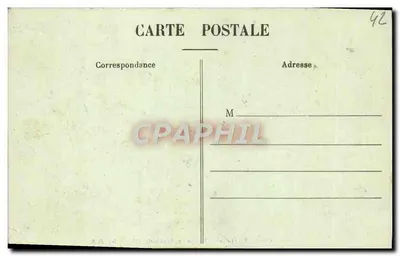 Charlieu (Loire) — Abbezie van de Benedicenten (9e eeuw) — P. B. n° 141 — Achterkant