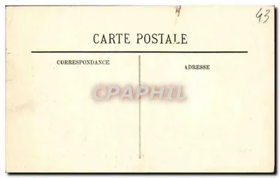 Monistrol-d'Allier (Hte-Loire) — Vista geral sul-leste — Villa Denise (para alugar) — Cliché Chautard — Verso
