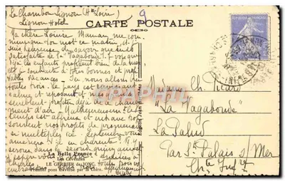 O ponte romano em La Palais — Les Cévennes — editor desconhecido — Verso