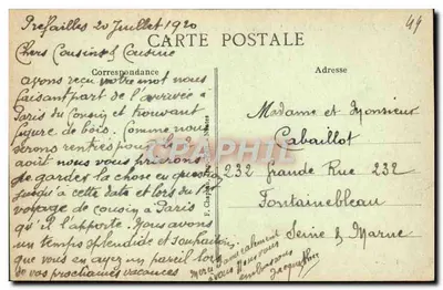 Préfailles (Loire-Inf.) — A Roche Percée, lado do Mar — Verso