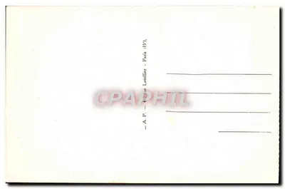 Auch — Les Allées d'Etigny — A.P. Letellier, Paris — Verso