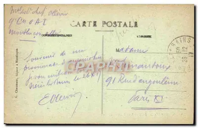 NÉRIS-les-BAINS — As Lavadeiras — G. Chaumont, editor, n°331 — Verso