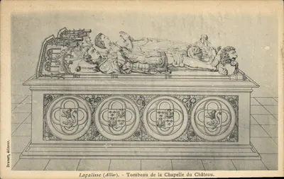 Lapalisse (Allier) — Túmulo da Capela do Castelo — Dravert, editor