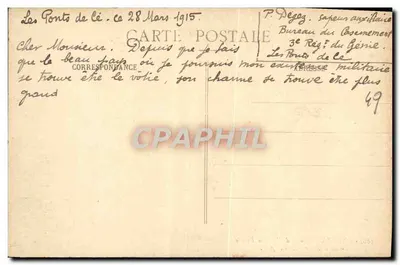 Angers - Muzeum Starszego Biskupstwa - Sala Dolna — L. V., fot. nr 366 — Rewers