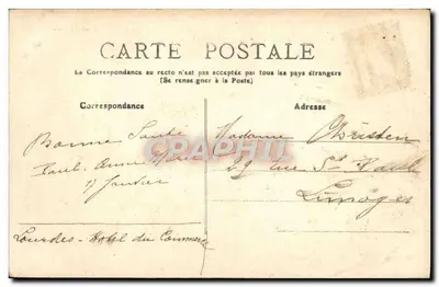 Rocamadour — Ogólny widok i dolina — Phototypie Bessot et Guionie, Brive — Rewers