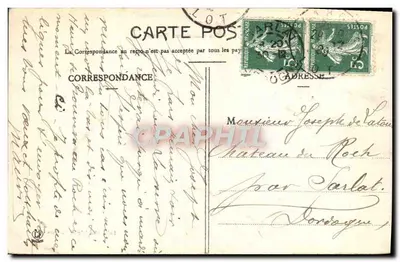 Toulours — Widok z mostu Henri IV — wydawca Nascot — Rewers