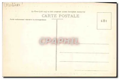 LE FAOUET - Capela Santa Bárbara - Os Escaleres — Coleção Laurent-Nel, Rennes, n°309 — Verso