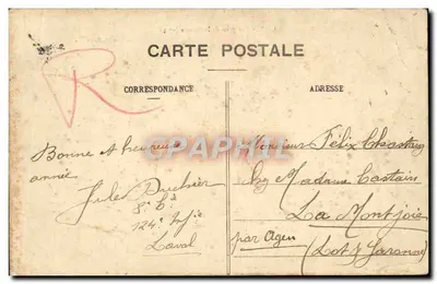 La Vallée - Vue prise de la Perrine (n° 3) - Éditeur : Héritier A. - n° de série : n° 3 — Achterkant