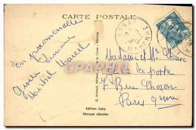 Lassay (Mayenne) — El Castillo — Las Cinco Torres — Edición Gaby n°1250 — Reverso