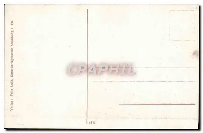 Mülhausen i. Els. — Estação e escritório principal de alfândega — editor Felix Luib, n° 4373 — Verso