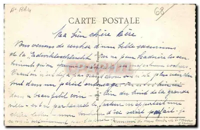 Ferrette (Jura Alemão) — garganta estreita entre falésias — editor Edon F. Paul, n° 5378 — Verso