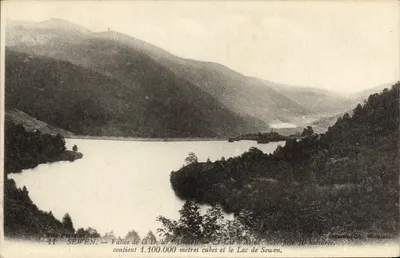 Sewen — Vallée de la Doller (Alsace) — Le Lac d'Alfed et le Lac de Sewen — éditeur Ch. Wentzel