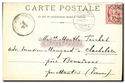 Odpłynięcie statku w Montreux — widok jeziora i gór — J.T. 1920 — Rewers