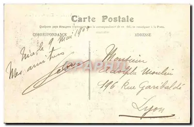 Nizza — Invoer van het Haven — Uitgave Picard, Nizza, n°45 — Achterkant