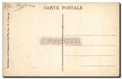 Klooster van LÉRINS — Binnenkant van het Oude Kasteel van Saint-Honorat — Uitgever: Exclusieve eigendom van het Klooster, n° 444 — Achterkant