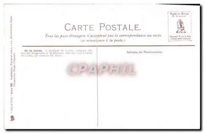 Cannes — Ile de Lerins — Raphael Tuck & Fils, série 767 — Rewers