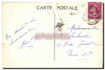 Romorantin — Le Carroir doré — Wydawca anonimowy, nr 507 — Rewers