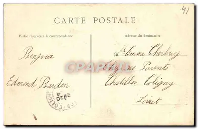 Romorantin — Carroir Doré — B.F. Paris n°18 — Achterkant