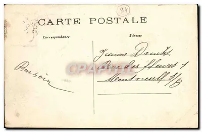 सेंट-मॉऊर-क्रेटेइल — जनवरी 1910 के बाढ़ — सबमर्ज्ड विला शैकन — पीछे