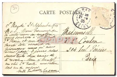 St-Mandé - O Asilo St-Michel — G. I. (Corkinon-Frosseland) — Verso