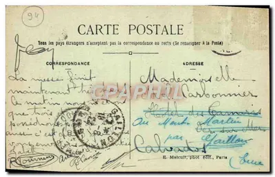 Saint-Mandé — Brzegi jeziora — E. M. n°262 — Rewers