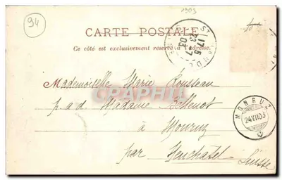 Bois de Vincennes — Lago dos Mínimos — P. Marmuse, editor, Paris — Verso