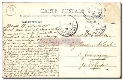 Vincennes — O Forte — G. I. — Editora G. I. n° 2122 — Verso