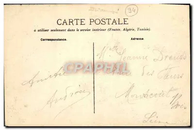 Joinville-le-Pont — A Marne, o baile Campestre — E. François, a Joinville, edit. — Verso