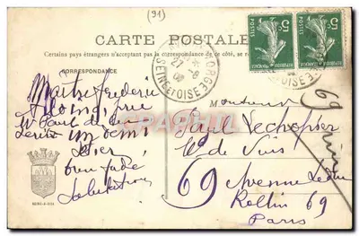 Savigny-sur-Orge (S.-et-O.) — Zamek — Wydawnictwo l'Orge A. Thaychet — Rewers