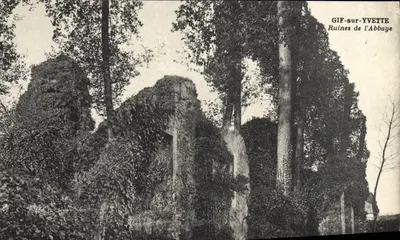 Gif-sur-Yvette — Ruínas da Abadia — L. Basilé, fot. (S.-at.-O.)