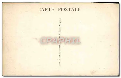 Avignon - Palácio dos Papas — Descrição histórica e arquitetônica — Edição Artística IDEALE M. F. Beau, Avignon — Verso