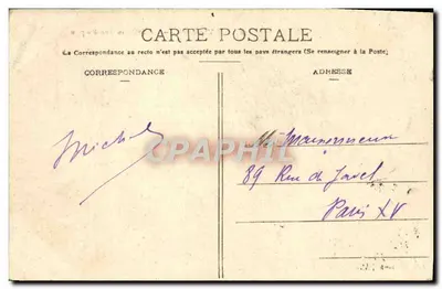 Awinion — Pałac Papieski — Wyd. Soumille « La Havane » — Rewers