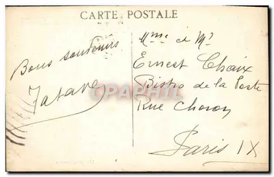 BONNIEUX (Vaucluse) — Passeio do Calvário — Antigas fortificações — Verso