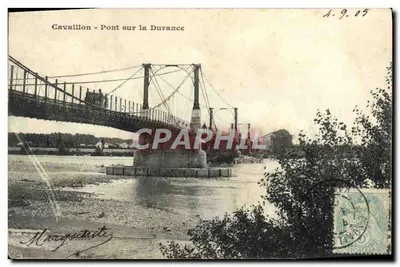 Cavaillon - Ponte sobre a Durance — editor desconhecido, número de série não visível