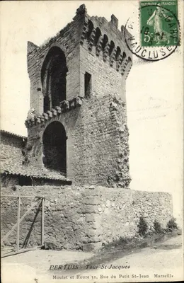 Pertuis - Torre de St-Jacques — Rue du Petit St-Jean — editor Moulet et Roure 31