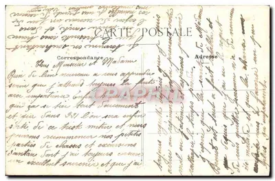 Morthemer (Viena) — Vista General — El Castillo y la Iglesia — Jales Robuchon, fot., Poitiers 14 — Reverso
