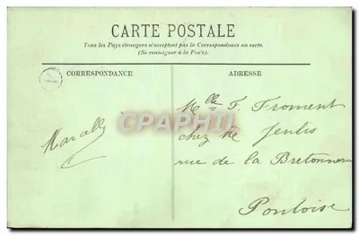 Poitiers — Dal van de Clain — Uitzicht genomen vanuit de Tuinen van Blossac — LL. — n° 139 — Achterkant
