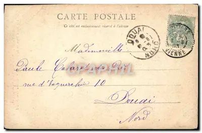 Poitiers (Vienne) - Vale da Boivre. Os Velhos Muros da Cidade do Século XIV em Pont Achard — Jules Robuchon, Fot. em Poitiers, N° 39 — Verso