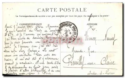 Poitiers — La Tour du Solitaire à Pont Achard — Édition des Galeries Parisiennes — Verso