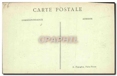 Poitiers (Vienne) — O Palácio de Justiça — A.P. — Verso