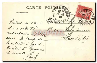 Poitiers - Valle del Clain, vista scattata da Blossac — editore anonimo, n° 37 — Verso