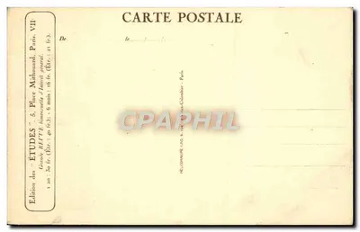 Klokken van Frankrijk — Romeinse klok van Notre-Dame la Grande van Poitiers (Vienne), 12e eeuw — Uitgave van de 'Études', 5, Place Saint-François-Xavier, Parijs — Achterkant
