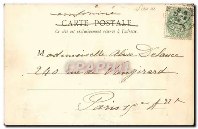 Poitiers (Vienne) — A Igreja de Santa Radegonda, fachada oeste — Jules Robachon, fot. Poitiers — 31 — Verso